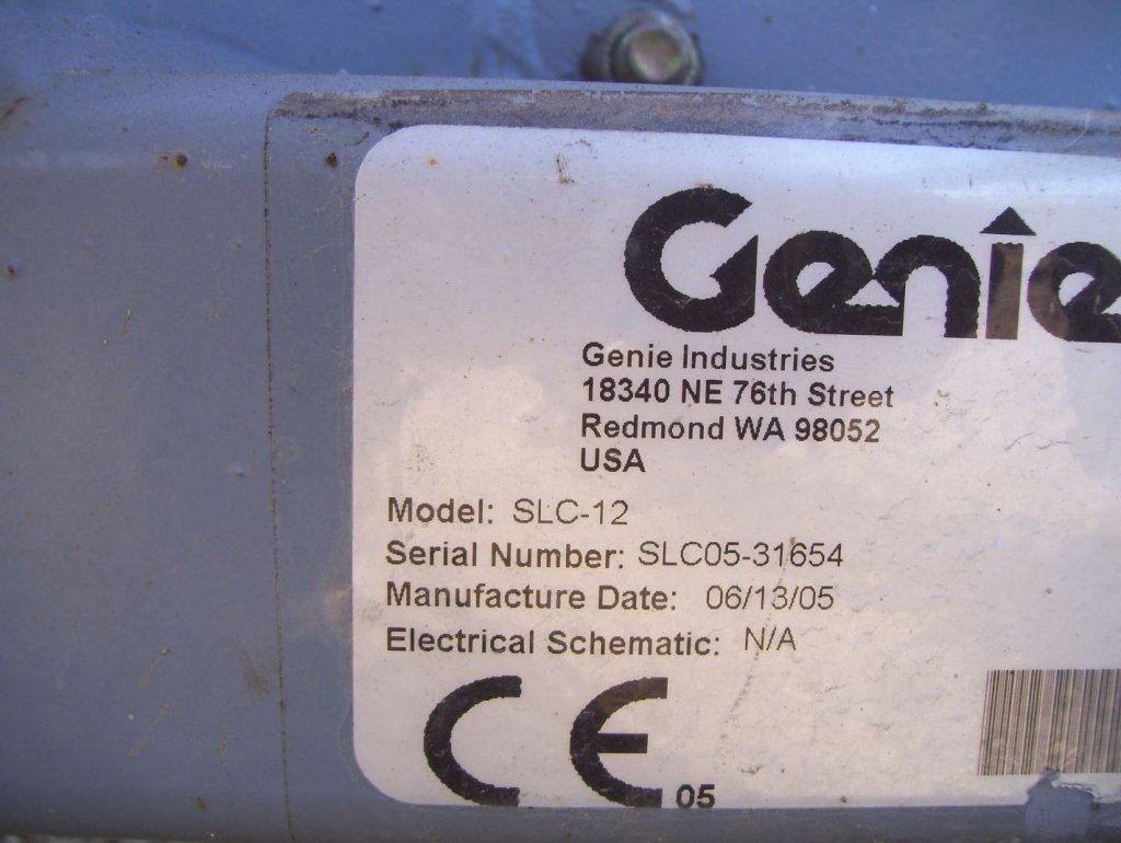 2005 Genie SLC-12 Material Lift,