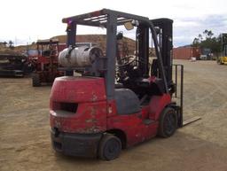 Toyota 7FGCU25 Industrial Forklift,