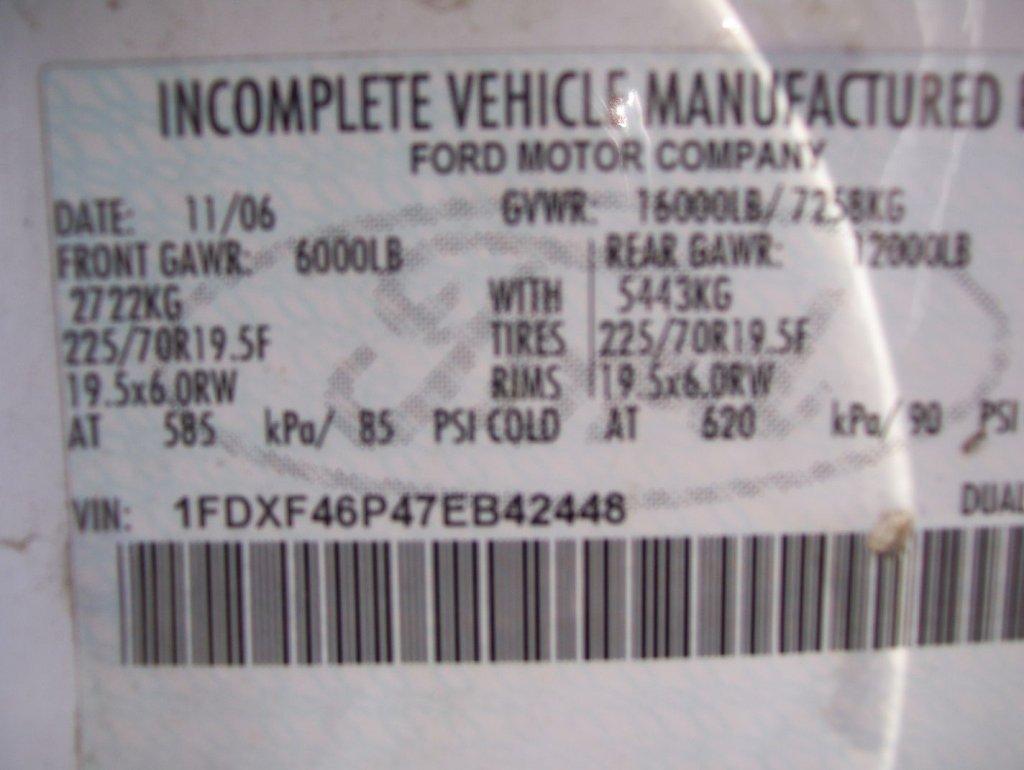 2007 Ford F450XL Flatbed Truck,