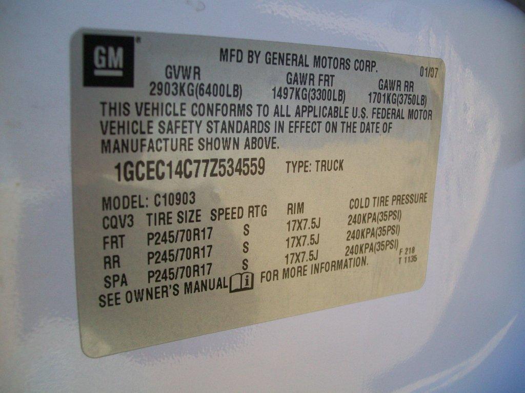 2007 Chevrolet Silverado Pickup,