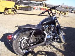 2007 Harley Davidson Sportster Custom Motorcycle.