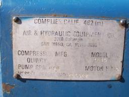 Roy E Hanson Jr 200 PSI Shop Air Compressor,