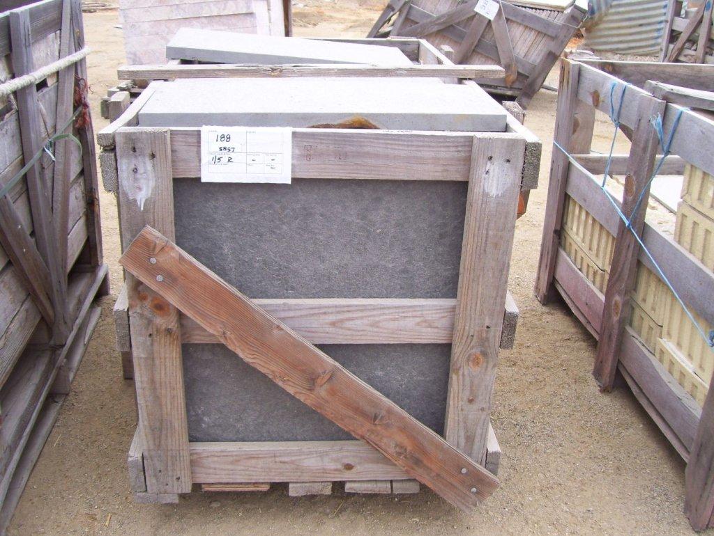 Pallet of 24" x 24" x 1 3/8" Slate Tiles.