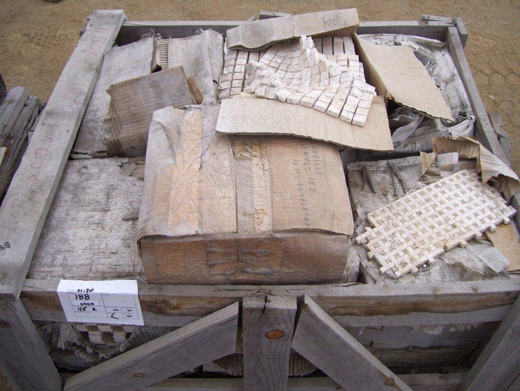 Pallet of Misc Mosaic Tiles.