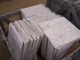 Pallet of 18" x 18" Tiles.