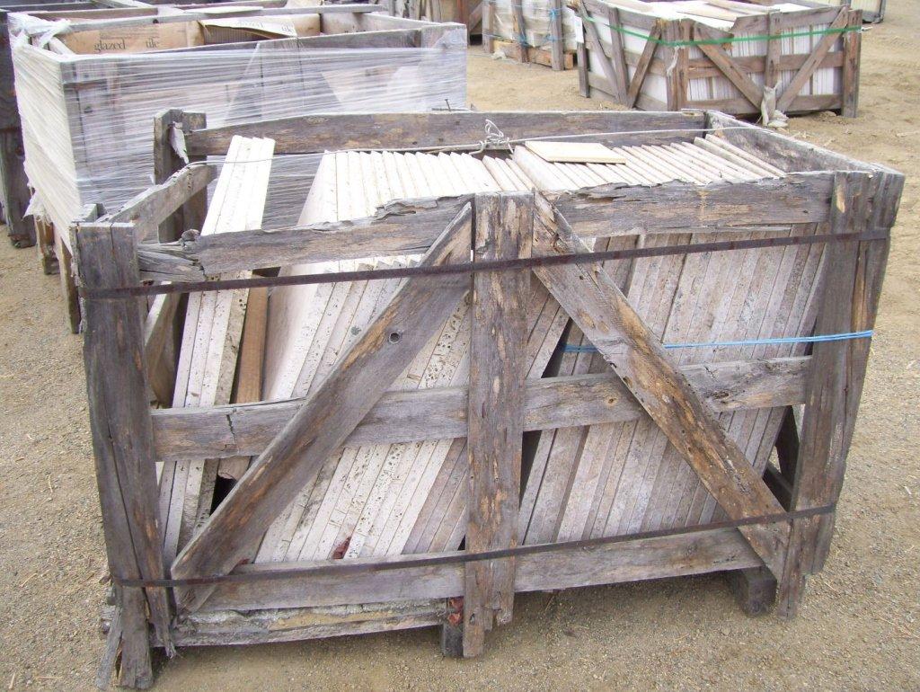 Pallet of 24" x 24" Stone Tiles.