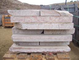 Pallet of 16 1/2" x 30" x 3" Stone Blocks.