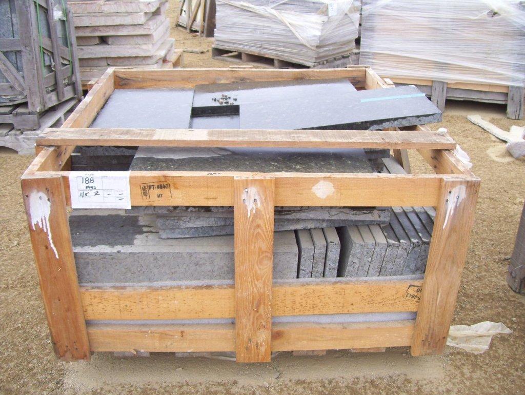 Pallet of 12" x 24" x 1 1/4" Stone Tiles.