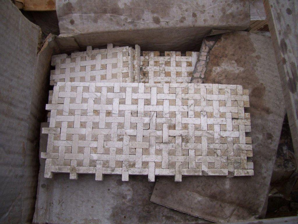 Pallet of Misc Mosaic Tiles.