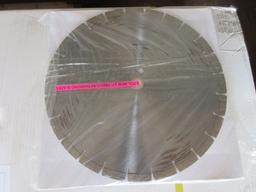 (3) Unused 14" Premium Diamond Blades.