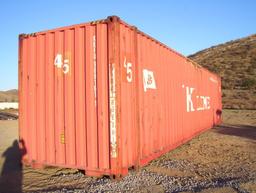 2005 KKK Ltd 8' x 45" x 9'6" Container,