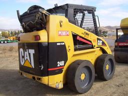 Caterpillar 248 High Flow Skid Steer Loader,