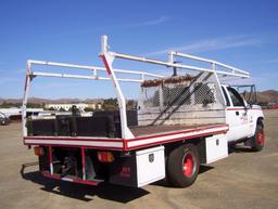 Chevrolet 3500 Duramax Extended Cab Flatbed Truck,