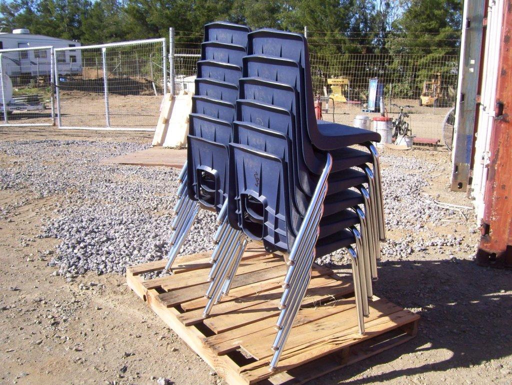 Pallet of (13) Stacking Chairs.