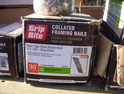 Pallet of Misc Nails.