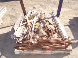 Pallet of Curb Machine Line Stakes.