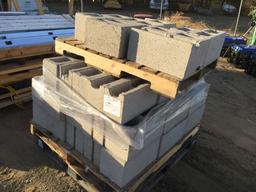 Pallet of Cinder Blocks.