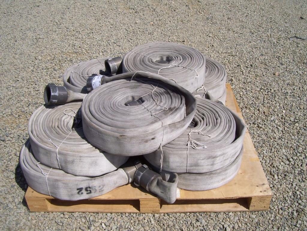 Pallet of (10) 4" Fire/Water Hose.