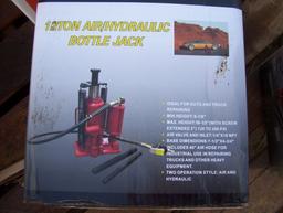 Unused 12 Ton Air/ Hydraulic Bottle Jack.