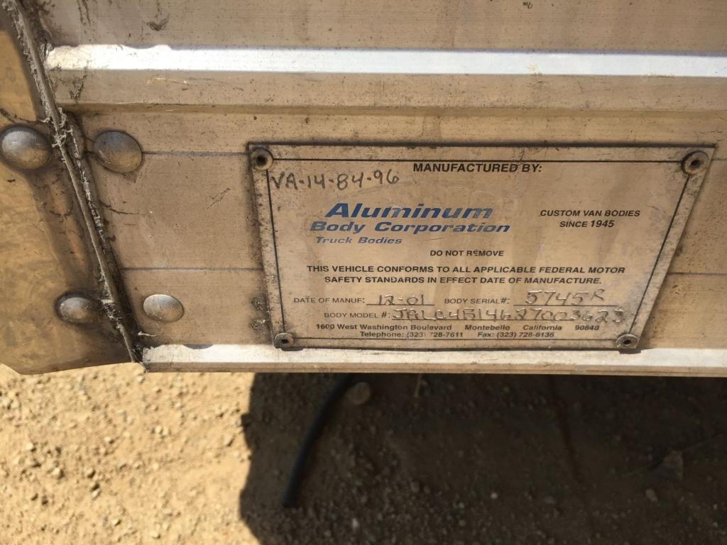 Aluminum Body Corp JALC4B14627003623 14' Van Box,