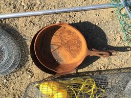 Misc Fishing Gear Including (2) Nets, Wire Trap,