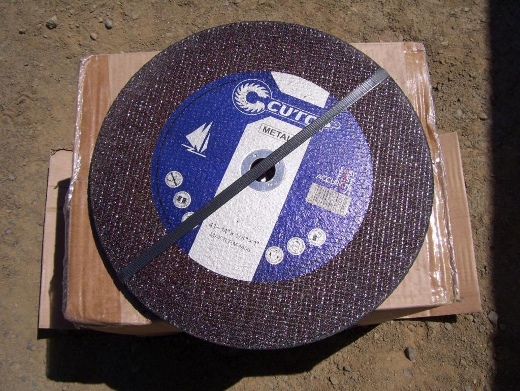 (6) Unused 14" Abrasive Blades.