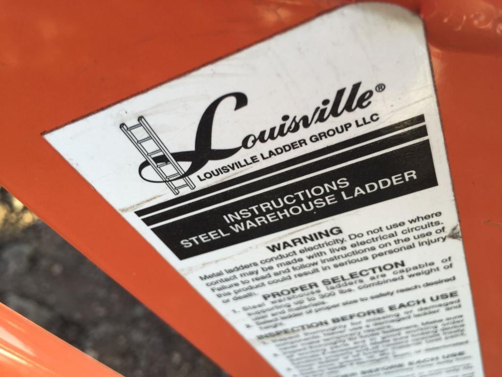 Louisville Steel Warehouse Ladder.