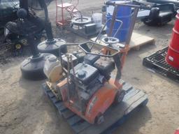 Pallet of Walk Behind Concrete Saws,