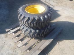 (2) Unused Camso SKS332 12-16.5 Tires and Rims,