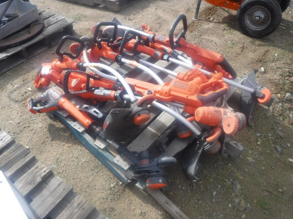 Pallet of (10) Black & Decker Battery Powered Weed