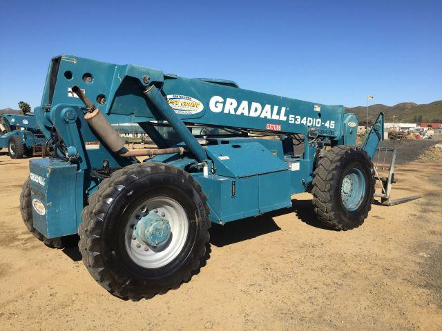 2001 Gradall 534D10-45 Forward Reach Forklift,