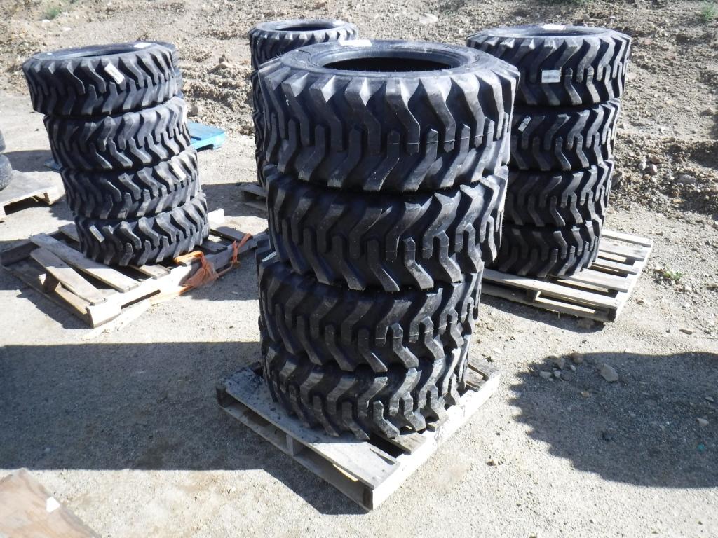 (4) Unused Camso SKS332 12-16.5 Skid Steer Tires.