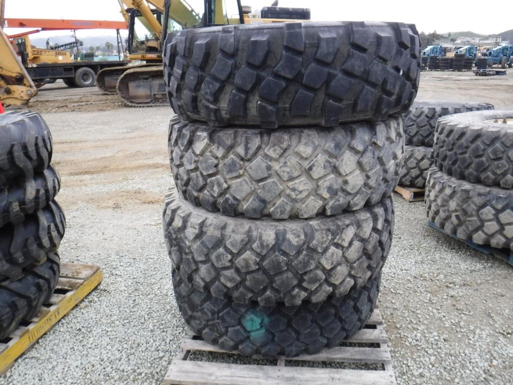 (4) Michelin 395/85R20 Radial Tires.