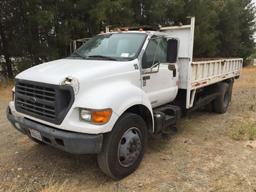 Ford F-650 Flatbed Dump Truck,