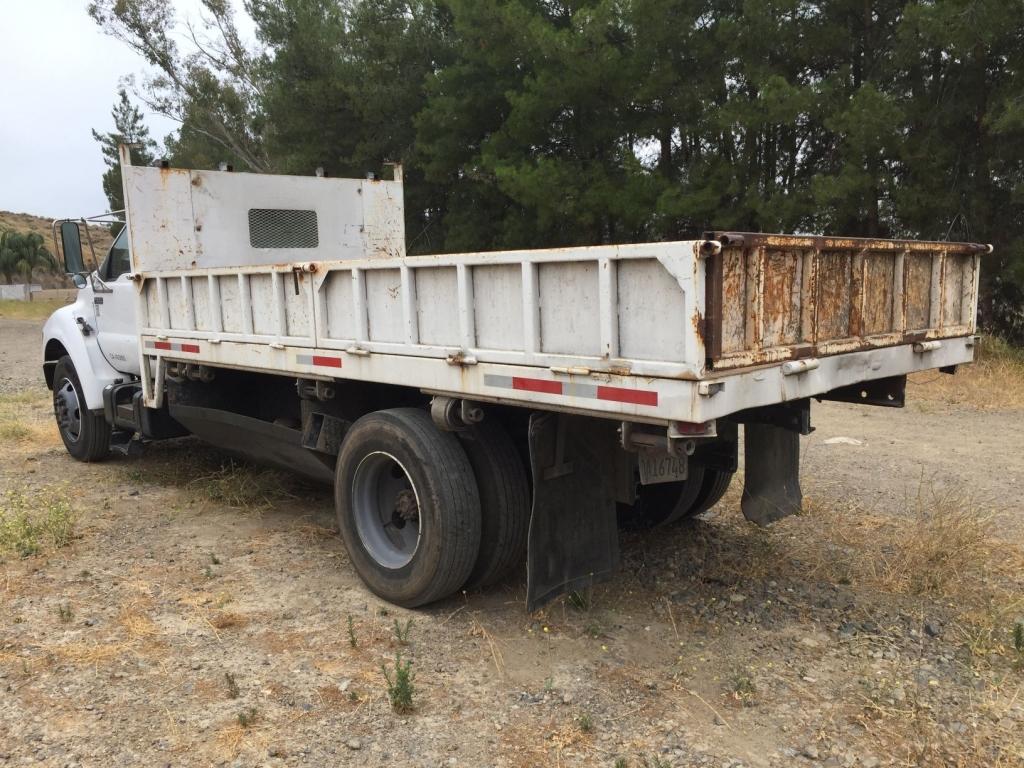 Ford F-650 Flatbed Dump Truck,