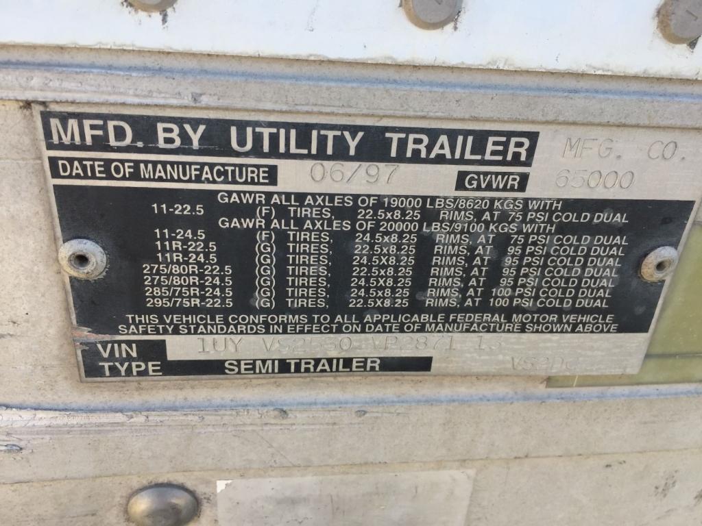 Utility VS2DC Van Trailer,