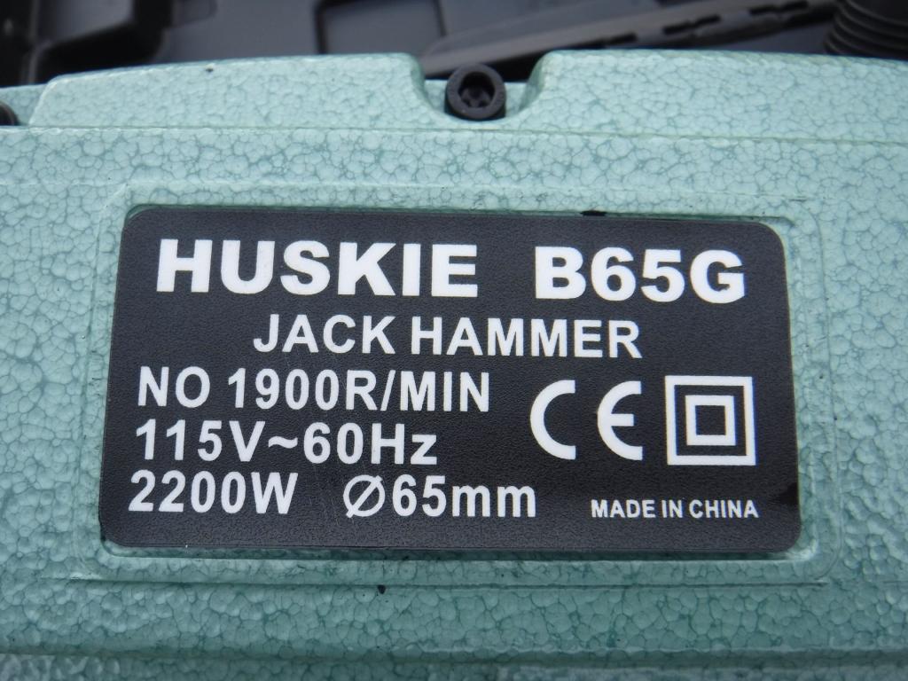 Unused 2020 Huskie B65G Demolition Hammer,