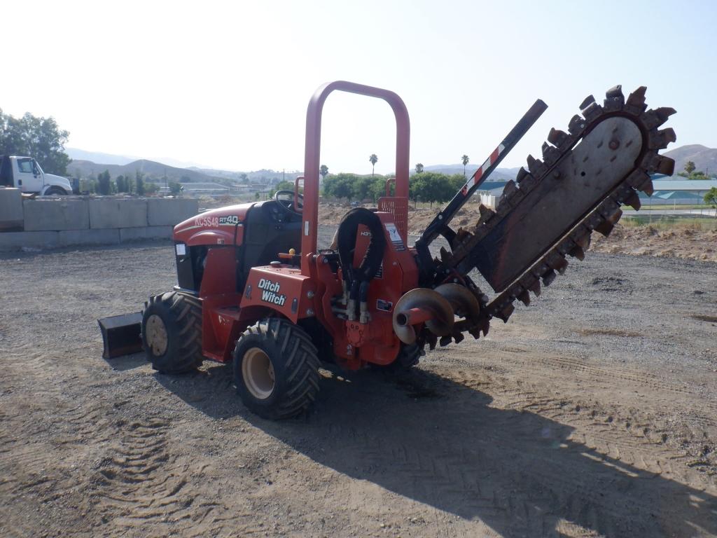 Ditch Witch RT40 Off-Set Trencher,