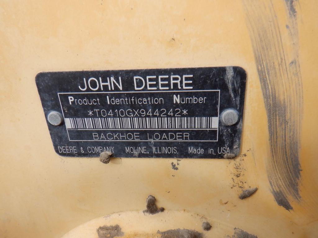 2005 John Deere 410G Backhoe,