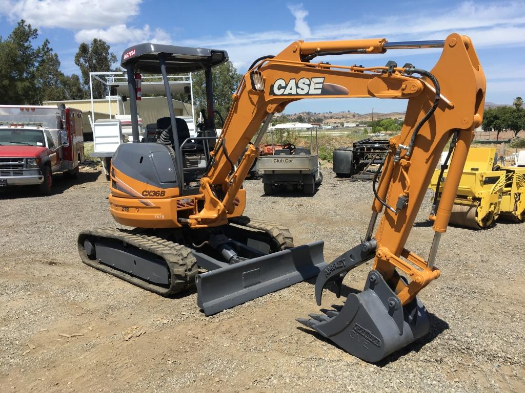 2008 Case CX36BZTS Mini Excavator,