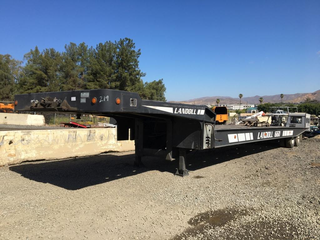 Landoll 660 Hydraulic Tilt Bed Trailer,