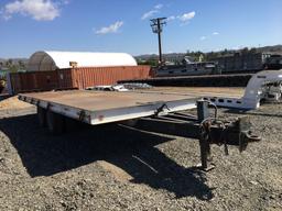 Zieman Tilt Bed Equipment Trailer,