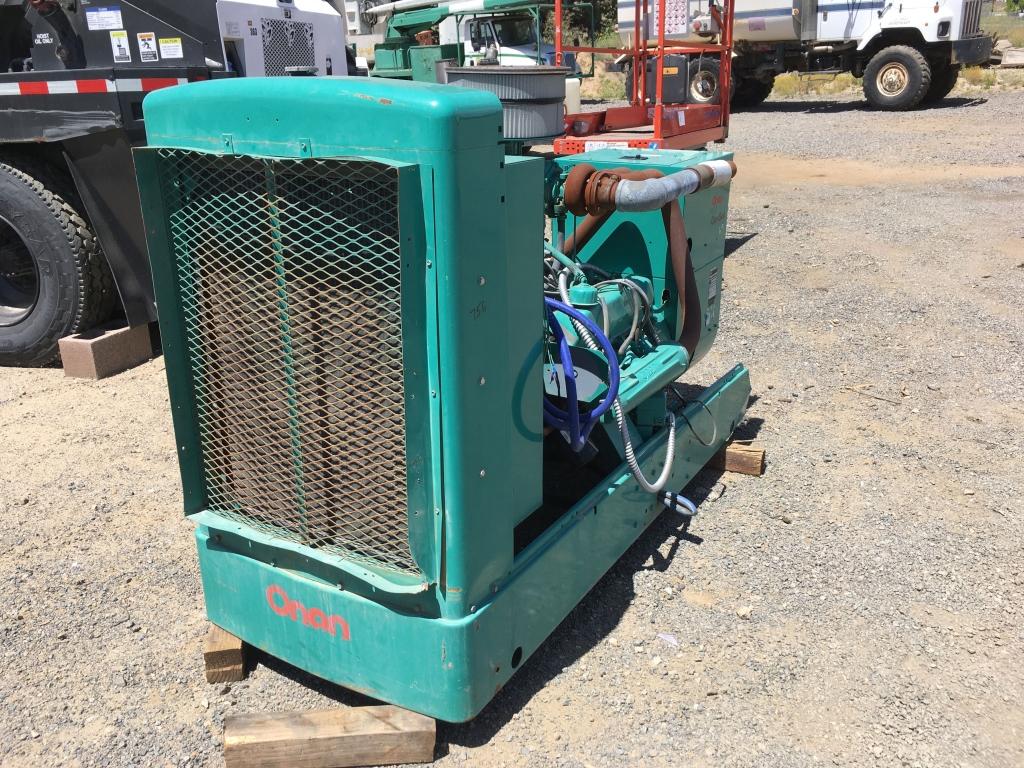 Onan 75 Gen Set 93.8 KVA Generator,