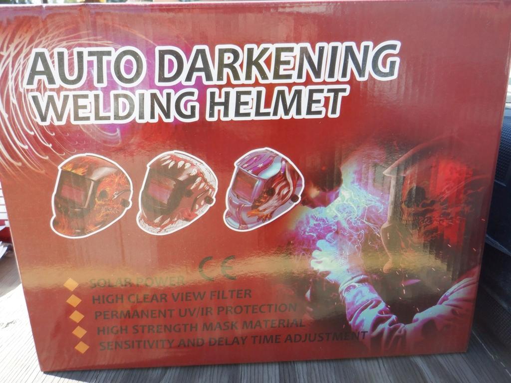 Unused Auto Darkening Welding Helmet.