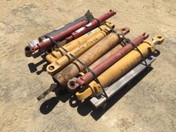 Pallet of New and Rebuilt Hydraulic Rams.
