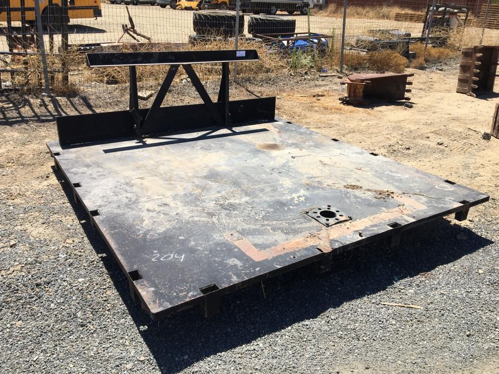 8' x 8' Steel Flatbed Bed.