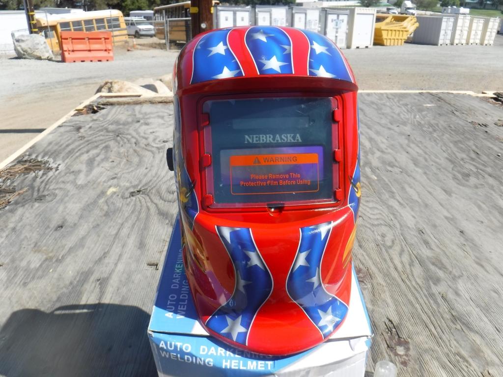 Unused Auto Darkening Welding Helmet.