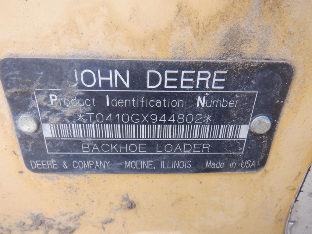 2005 John Deere 410G Backhoe,