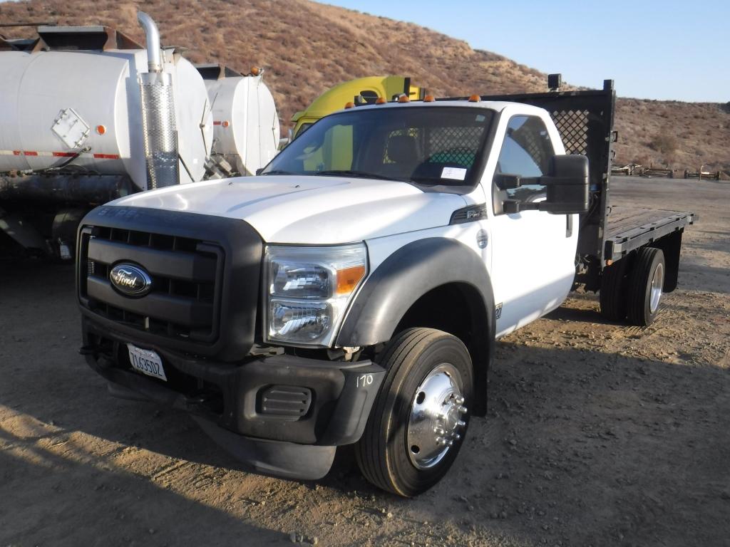 2012 Ford F550 Flatbed Truck,