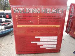 Unused Auto Darkening Welding Helmet.